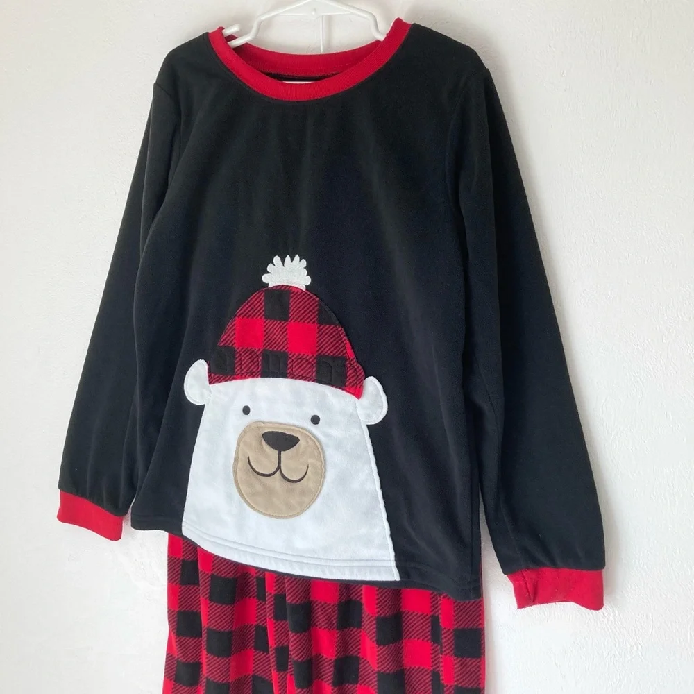 Carters Polar Bear Fleece Pajama Set Size 8